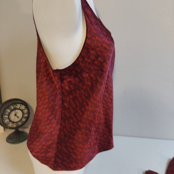 Victoria Secret Red Pijamas Size L Satin Silky Top/ Bottom Set Sleepwear Comfort - Picture 7 of 12